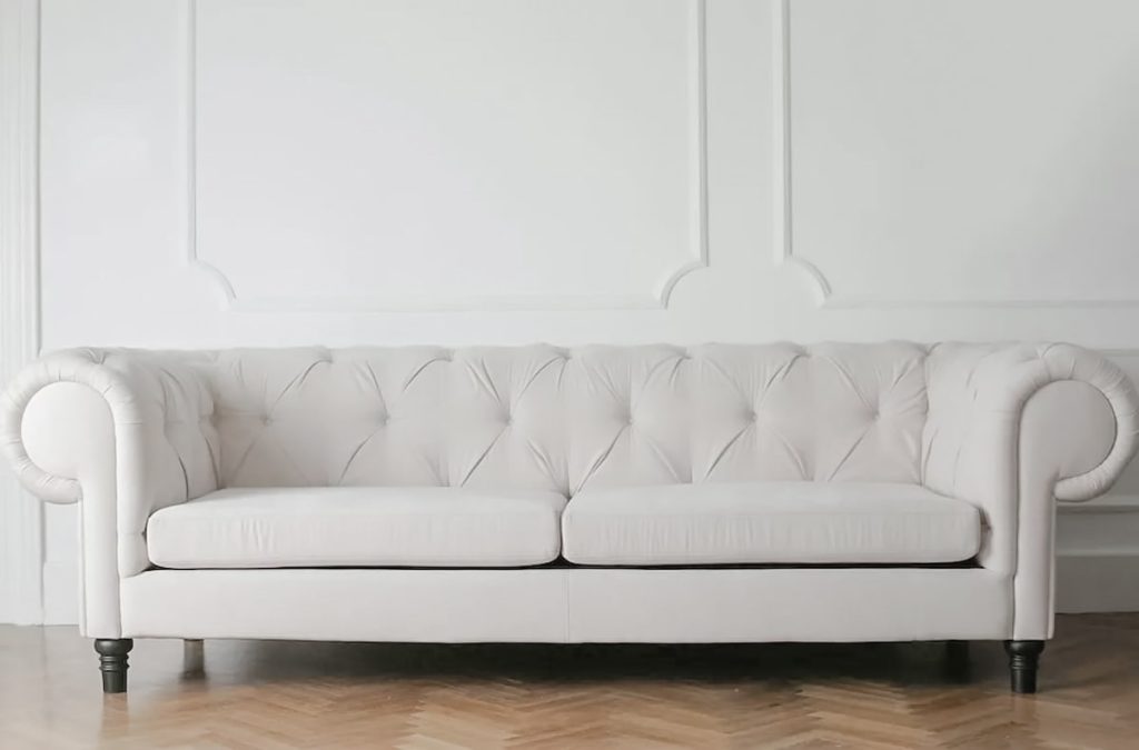 couch in therapy office